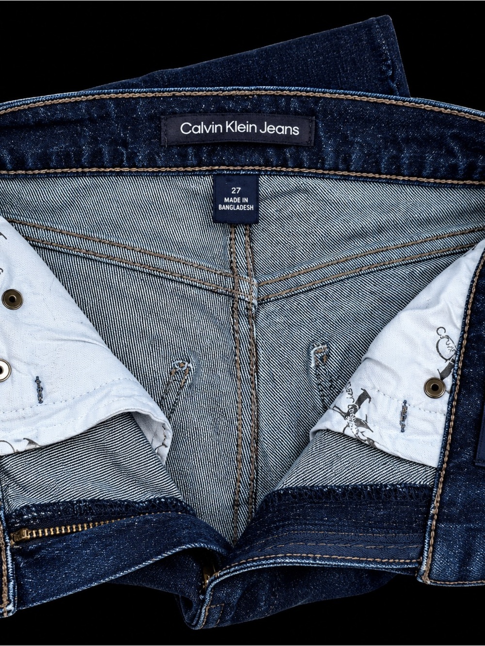 Calvin Klein Jeans Men’s Dark Blue Denim Jeans size 27